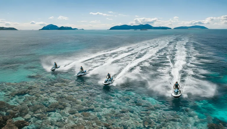 Randonnée jet ski petit déjeuner vers les îles de Lérins